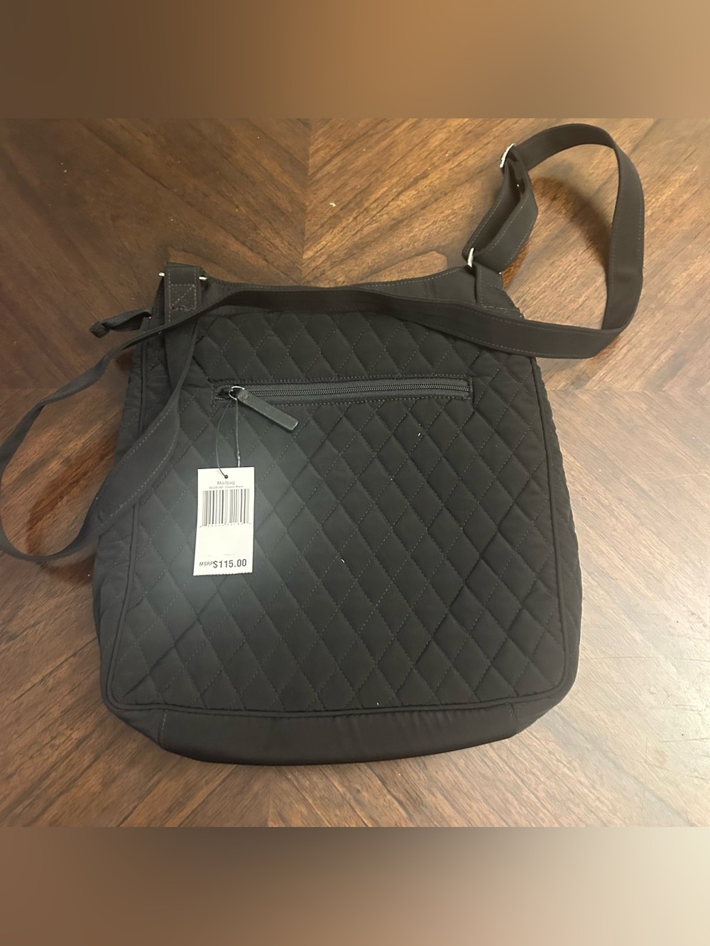 Vera Bradley Cross Body Mailbag in Classic Black New